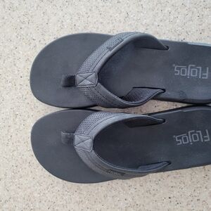 Flojos Black Sandals